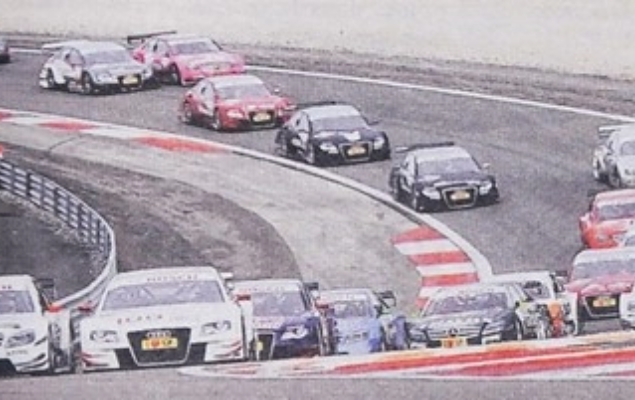 Photo historique montrant l'histoire du Circuit Dijon Prenois