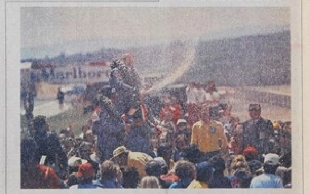 Photo historique montrant l'histoire du Circuit Dijon Prenois