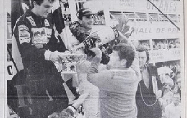 Photo historique montrant l'histoire du Circuit Dijon Prenois