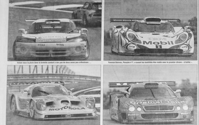 Photo historique montrant l'histoire du Circuit Dijon Prenois