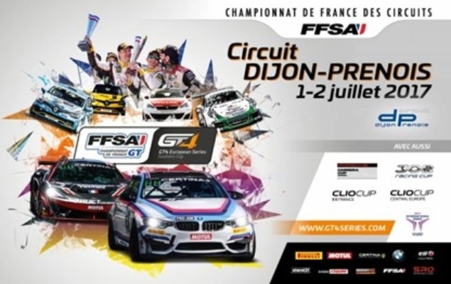 Photo historique montrant l'histoire du Circuit Dijon Prenois